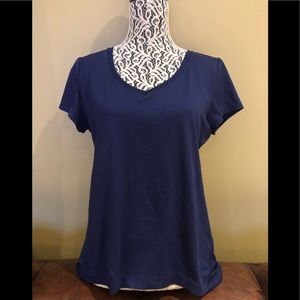 🍒3/30$.Lolë  V-Neck Short Sleeve T-Shirt - Women's L